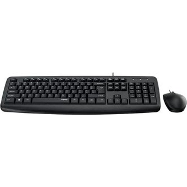 Kit Teclado e Mouse Rapoo NX1600 104 Teclas, Descanso de Pulso, Óptico, 1600 DPI, USB, Preto - NX1600