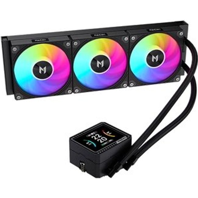 Water Cooler MACH1 GLACIAL, ARGB, 360mm, AMD e Intel, Preto - IMV360BK