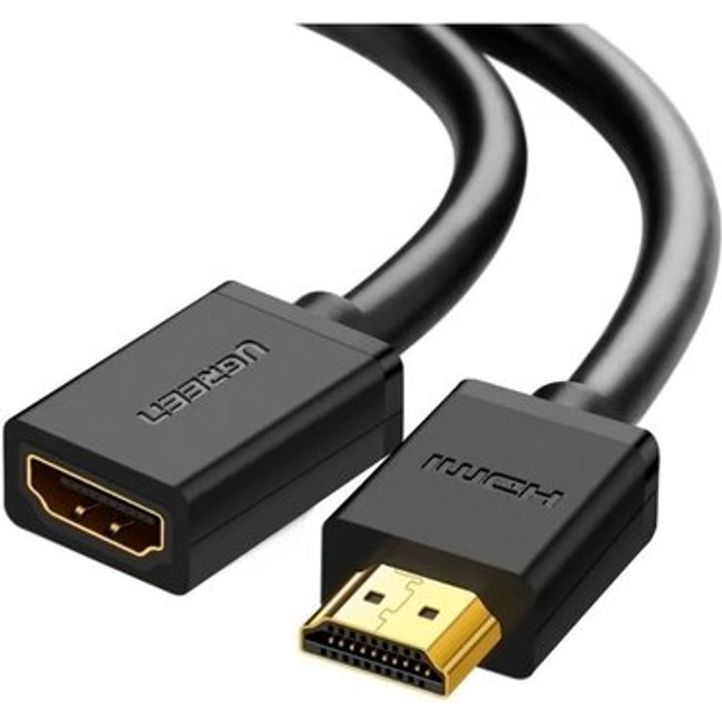 Cabo Extensor HDMI 2.0 Ugreen, 4K, 1m, Preto - UG-10141