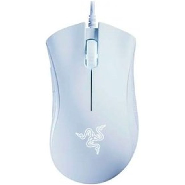 Mouse Gamer Razer DeathAdder Essential, com Fio, 6400 DPI, Branco - RZ01-03850200-R3M1
