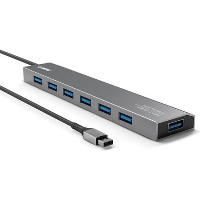HUB Comtac USB-A 3.2 Gen 1, para 7x USB-A 3.2 Gen 1, Alumínio - 24129452
