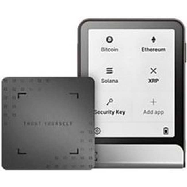 Carteira para Criptomoedas Ledger Flex, com Ledger Recovery Key, Grafite - FLEX-RKEY-ENFRES