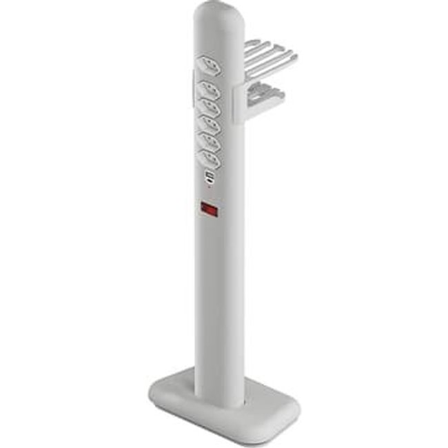 Extensão Elétrica Octoo Totem Easyplug 6 Tomadas 2 USB Bivolt