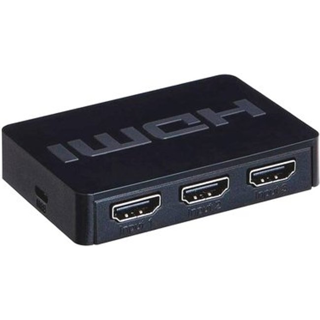 Chave Seletora HDMI Storm Tech, 3x1, Preto - CHSL0006