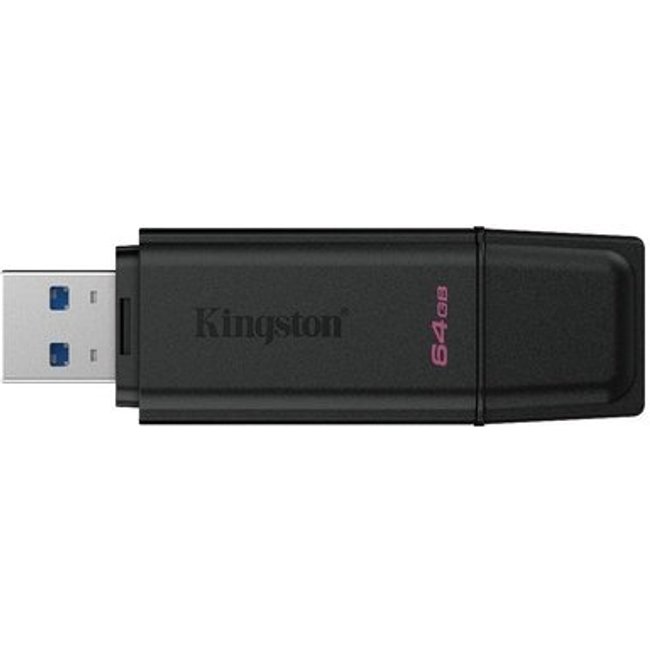 Pen Drive 64GB Kingston DataTraveler Exodia, USB 3.2, Preto - DTXG2/64GB
