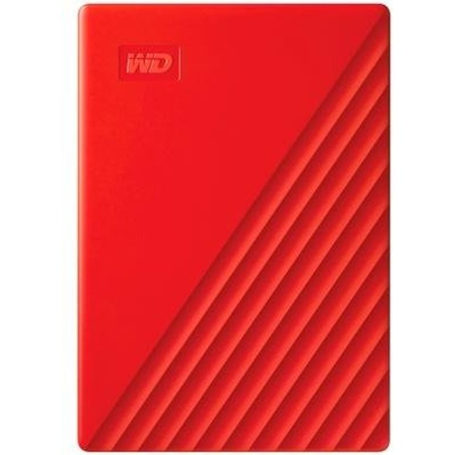 HD Externo WD 4TB My Passport, USB 3.0, Vermelho - WDBPKJ0040BRD-WESN