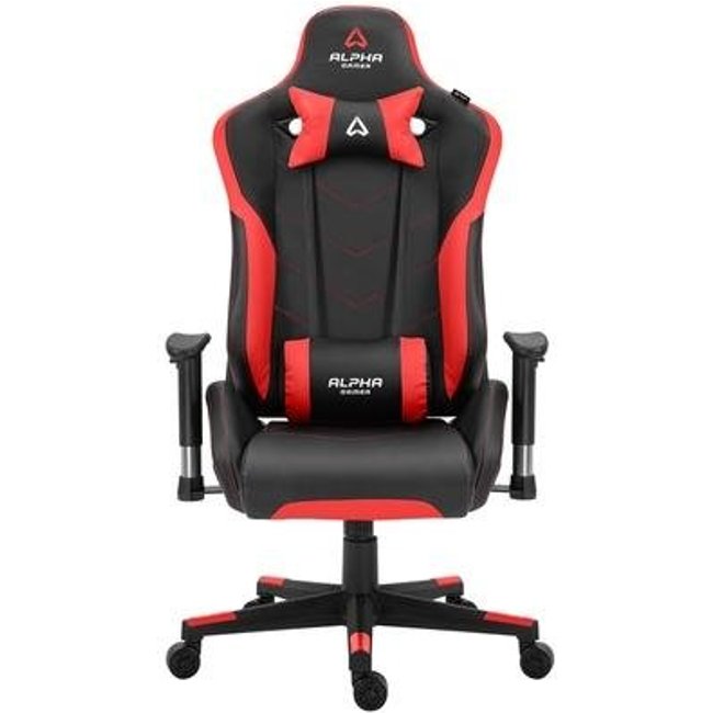 Cadeira Gamer Alpha Gamer Zeta, Até 120 Kg, Preto e Vermelho - AGZETA-BK-R