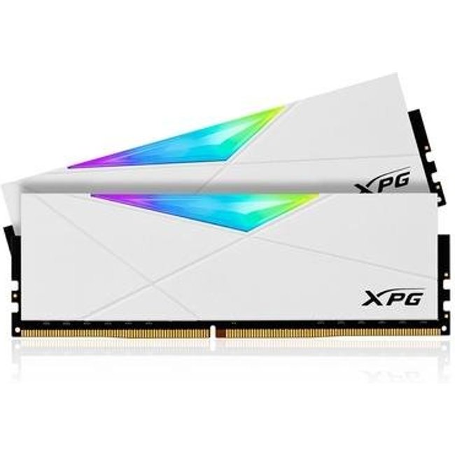 Memória RAM XPG Spectrix D50 RGB, 32GB (2x16GB), 3200MHz, DDR4, CL16, Branco - AX4U320016G16A-DW50
