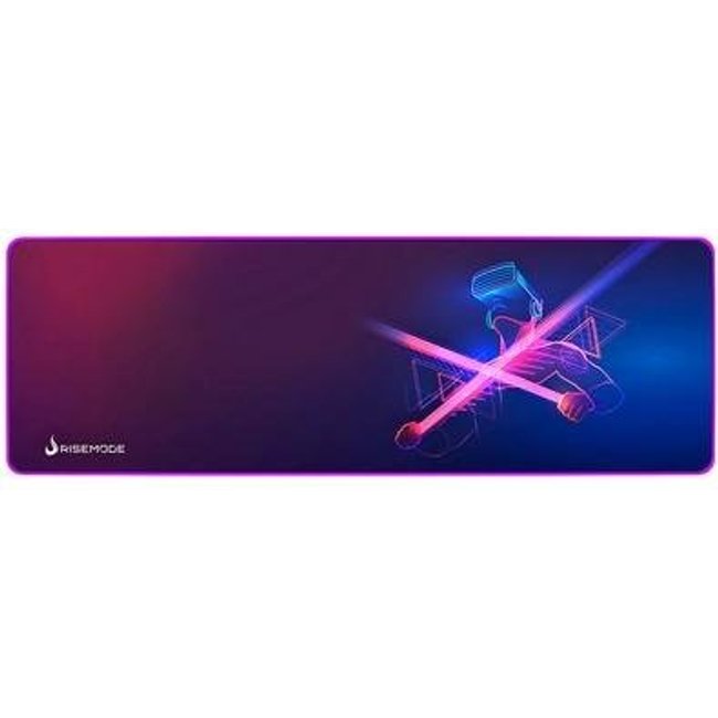 Mousepad Gamer Rise Mode Speed, Neon, Estendido (900x300mm), Borda Costurada - RG-MP-06-NEO