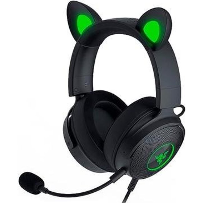 Headset Gamer Razer Kraken Kitty V2 Pro, Chroma RGB, Som Surround 7.1, Drivers 50mm, USB, PC, Playstation e Nintendo - RZ04-04510100-R3U1