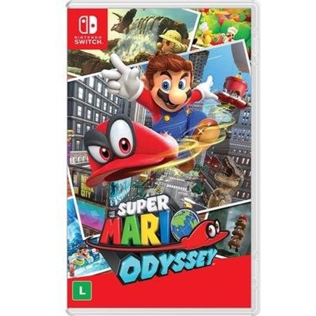 Jogo Super Mario Odyssey, Nintendo Switch - HBCPAAACA