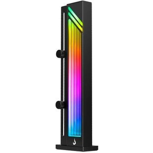 Suporte de Placa de Vídeo Rise Mode, ARGB, 500mm, Aura V1, Preto - RM-SPVG-01-ARGB-B