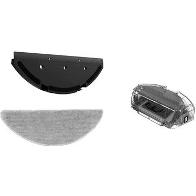 Kit reposição para Robô Aspirador KABUM! smart 900, Preto - 1 Suporte de Pano + 1 Pano de Limpeza + 1 Reservatório - KSHPR243