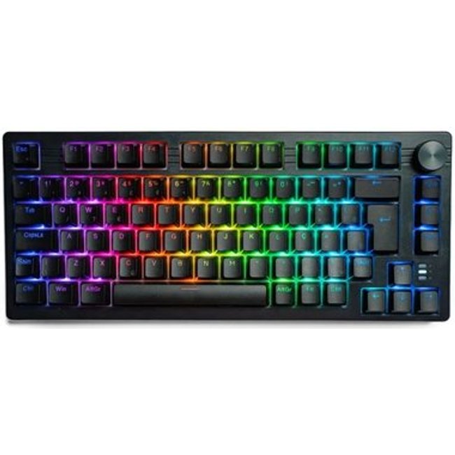 Teclado Sem Fio Mecânico Gamer Husky Nomadic, RGB, Switch Gateron G Pro Red, Bluetooth, ABNT2, Preto - HTG800PTVR