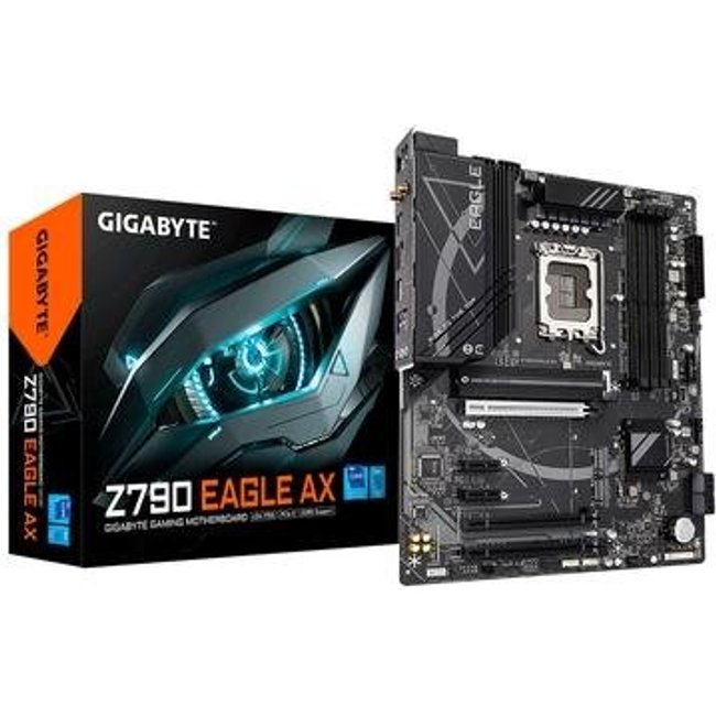 Placa-Mãe Gigabyte Z790 EAGLE AX, Intel, ATX, DDR5, Wi-Fi, Bluetooth, Preto - Z790 EAGLE AX