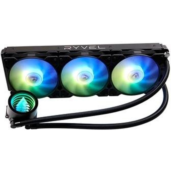 Water Cooler Ryvel Hidra, ARGB, 360mm, AMD/Intel, Preto - RY-WC-HDR-BL