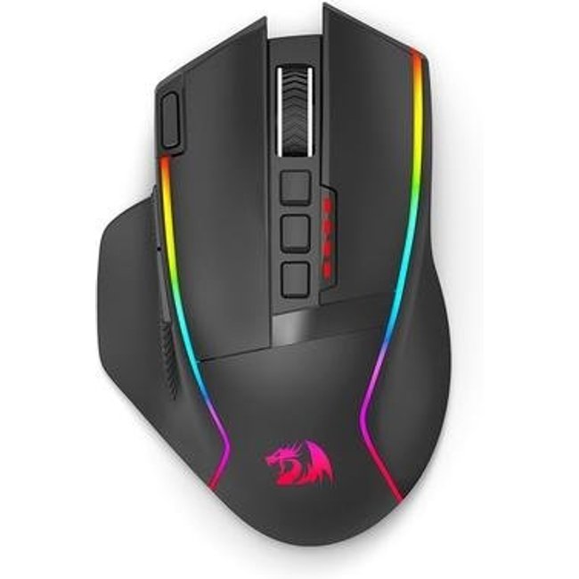Mouse Gamer Redragon Swain, RGB, 16000 DPI, 9 Botões, Preto - M915RGB-WL