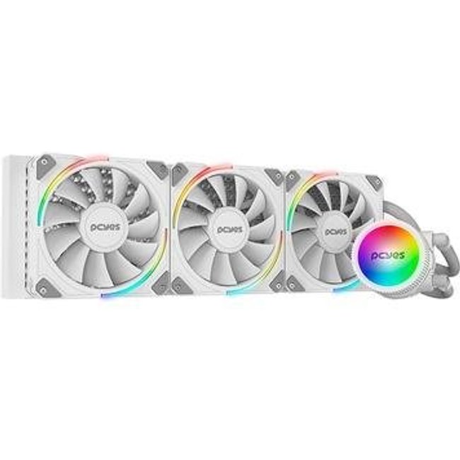 Water Cooler PCYes Sangue Frio 3, ARGB, 360mm, AMD/Intel, Branco - ARGBSF3360WGBR
