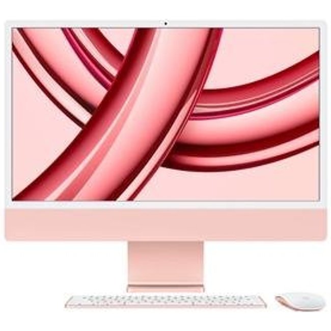 iMac Apple Tela Retina 24" 4.5K, Chip M4, CPU 8 Núcleos, GPU 8 Núcleos, Neural Engine de 16 núcleos, 16GB RAM, SSD 256GB, Rosa - MWUG3BZ/A