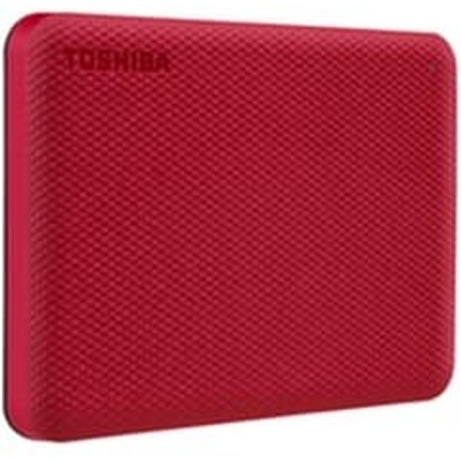 HD Externo Toshiba 1TB Canvio Advance, USB 3.0, Vermelho - HDTCA10XR3AA