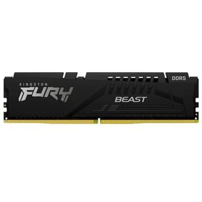 Memória RAM Kingston Fury Beast, 32GB, 5600MT/s, DDR5, CL36, DIMM, Preto, EXPO - KF556C36BBE-32