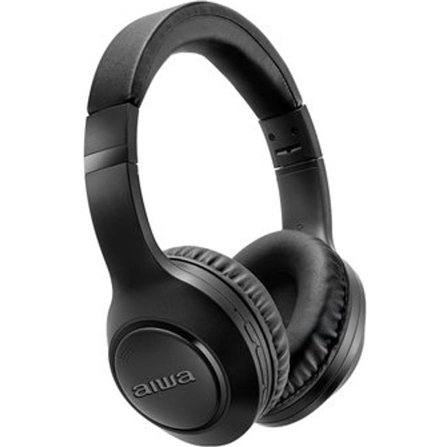 Headphone AIWA, Bluetooth 5.4, Cancelamento de Ruído ANC, Preto - AWS-HP-04-B