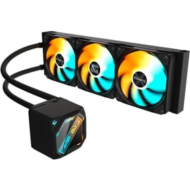 Water Cooler Gigabyte Gaming 360, ARGB, 360mm, AMD e Intel, Preto - GP-GIGABYTE GME 360