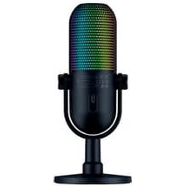 Microfone Razer Seiren V3, Chroma RGB, USB, Preto - RZ1905060100R