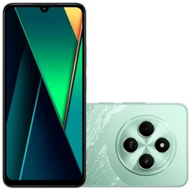 Smartphone Xiaomi POCO C75, 8GB + 256GB, Tela 6.74"", Câmera 50MP, Verde - CX414VRD