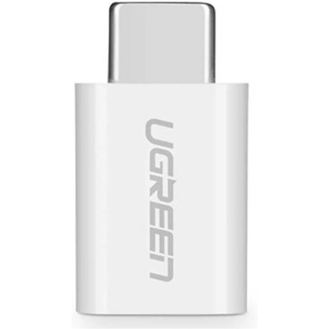 Adaptador Ugreen, USB-C para Micro USB, Branco - UG-30154
