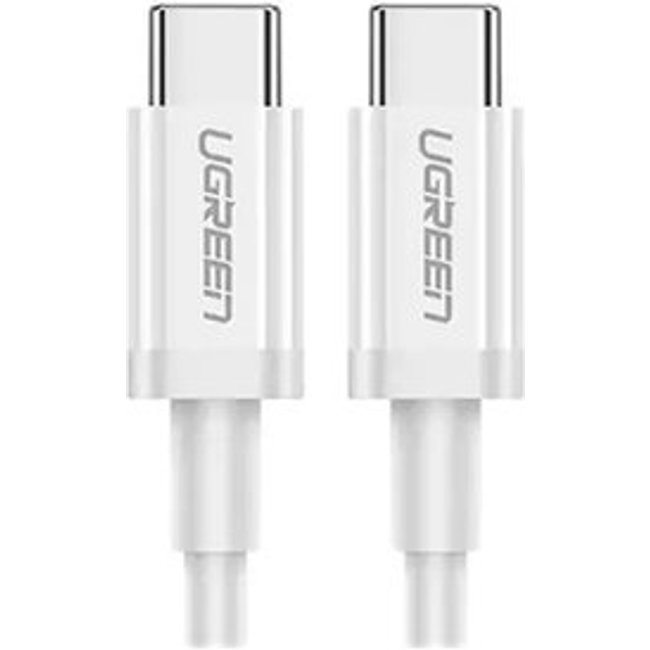 Cabo Tipo C para Tipo C Ugreen, 2.0, 1m, Branco - UG-60518