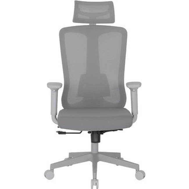 Cadeira Office DT3 Maya Grey Frame, Até 120Kg, Reclinável, Malha e Tecido, Cinza Claro - 14672-0