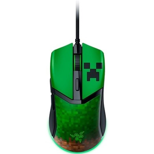Mouse Gamer Razer Cobra, Chroma RGB, 8500 DPI, Minecraft Edition - RZ01-04650200-R3M1