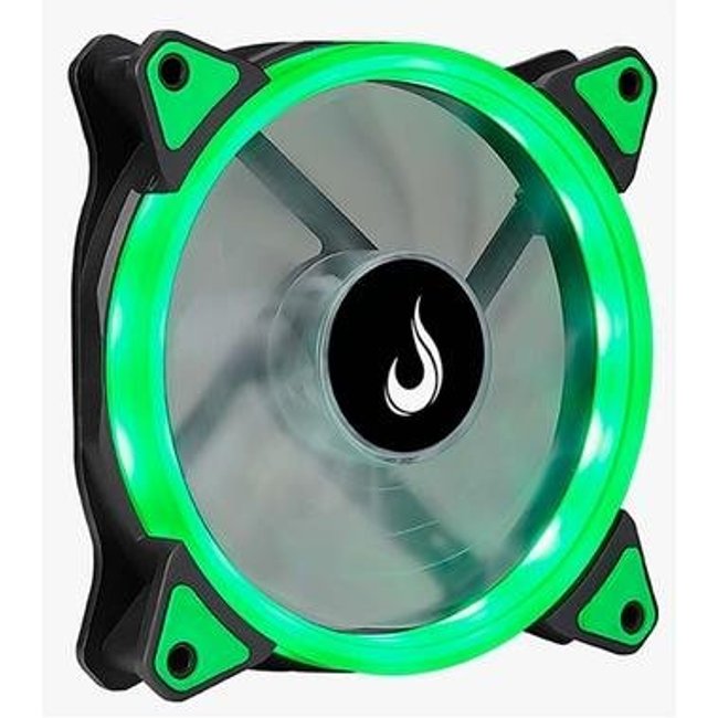 Ventoinha Rise Mode Galaxy Led, 120mm, Verde - RM-FN-01-BG