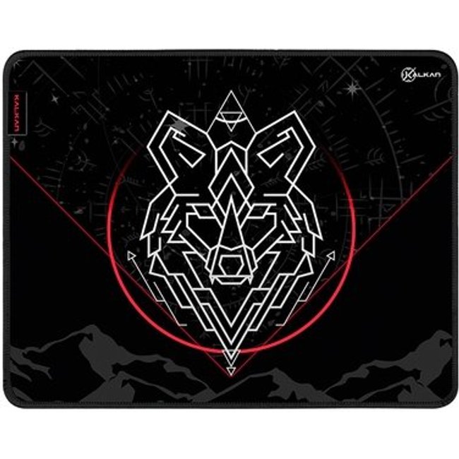 Mousepad Gamer Kalkan Lupus L, Speed, 500x400x4mm, Preto - KLK00065