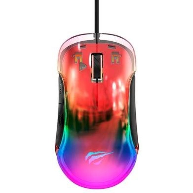 Mouse Gamer Havit RGB, 7 Botões, 8000DPI - MS952