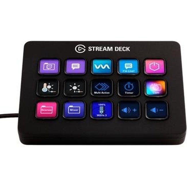 Mesa controladora Streaming Elgato Stream Deck MK.2, 15 teclas LCD, USB - 10GBA9901
