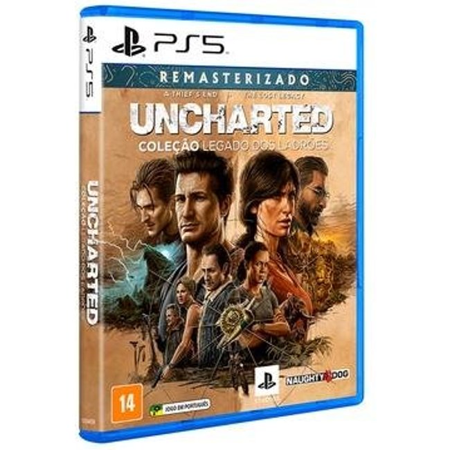 Jogo Uncharted: Coleção Legado dos Ladrões, PS5