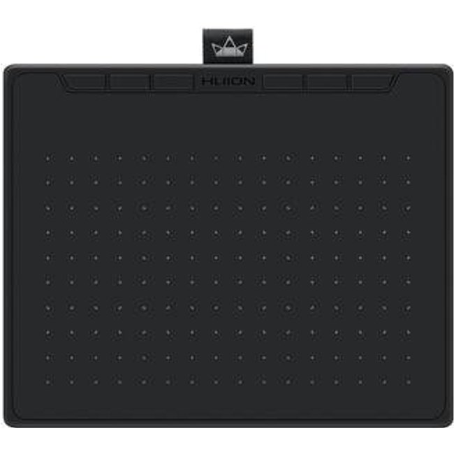 Mesa Digitalizadora Huion Inspiroy 6", Caneta PW400, 5080 LPI, 6 botões programáveis, USB-C, Cosmo Black - RTS300-K