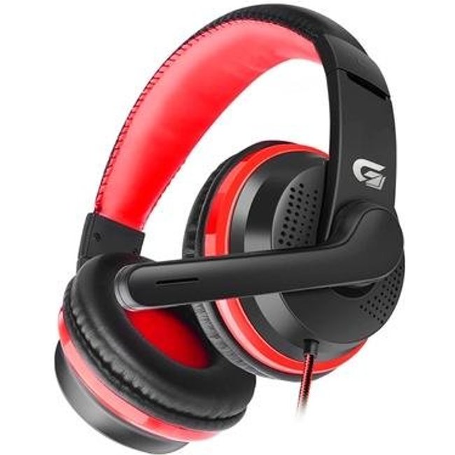 Headset Gamer Fortrek G Spinder, P3, Drivers 40mm, Preto e Vermelho - 75252