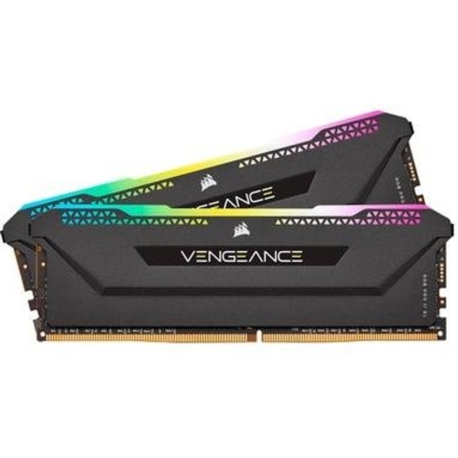 Memória RAM Corsair Vengeance RGB PRO SL, 16GB (2x8GB), 3200MHz, DDR4, CL16, Preto - CMH16GX4M2E3200C16