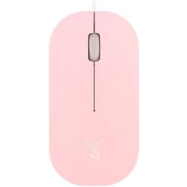 Mouse Maxprint Surface, 1200DPI, 3 Botões, USB, Rosa - 60000136