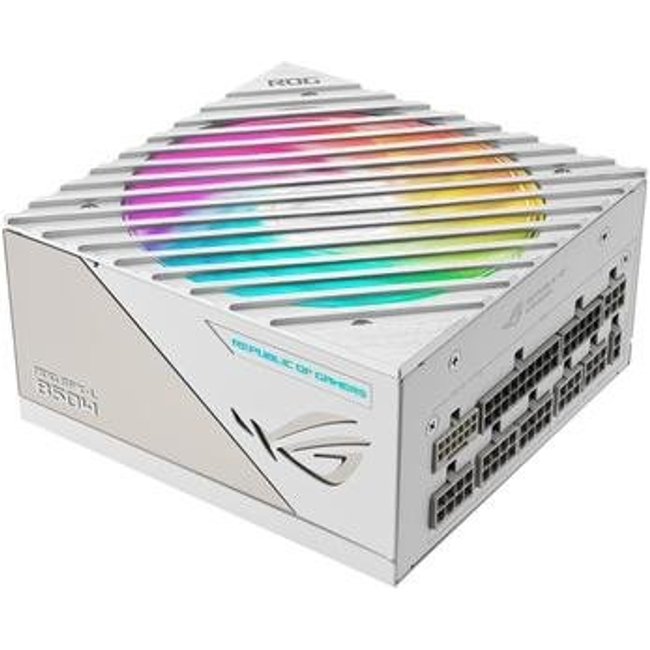 Fonte ASUS ROG Loki SFX-L Platinum White Edition, 850W, 80 Plus Platinum, Modular, PFC Ativo, Sem Cabo, Branco - 90YE00N2-B0BA00