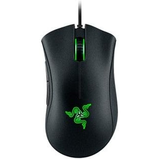Mouse Gamer Razer Deathadder Essential, LED Verde, 6400 DPI, 5 Botões, Preto - RZ0103850100R3M
