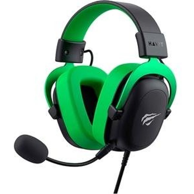 Headset Gamer Havit H2002D, Driver 53mm, P3, Compatível com XBOX ONE e PS4, Verde - H2002D