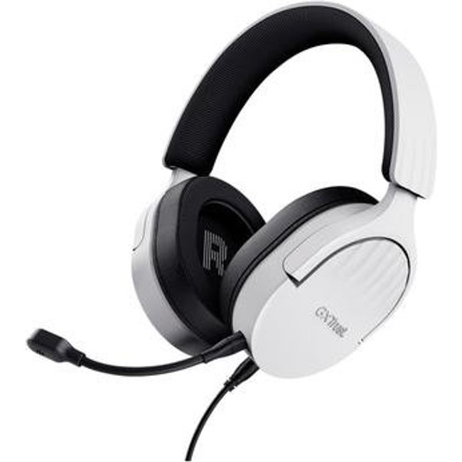 Headset Gamer GXTrust 489W Fayzo, Multiplataforma, P3, Microfone Destacável, Cancelamento de Ruído, Branco - 25210
