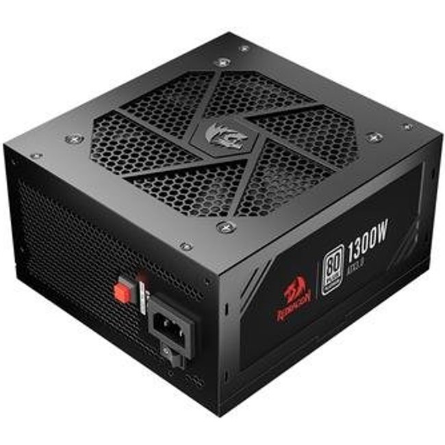 Fonte Redragon 1300W, 80 Plus Platinum, Modular, PFC Ativo, Bivolt, Preto - GC-PS018