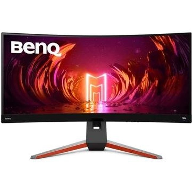 Monitor Gamer Curvo BenQ Mobiuz 34", WQHD, 144Hz, 1ms, FreeSync Pro, HDRi, DisplayPort, HDMI e USB, Altura Ajustável, Som Integrado - EX3410R
