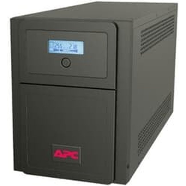 Nobreak Easy UPS da APC, Senoidal, 3 kVA, torre, 220 V, 6 Tomadas NBR 14136, Slot para cartão + Contato Seco, AVR, LCD - SMV3000CAI-BR