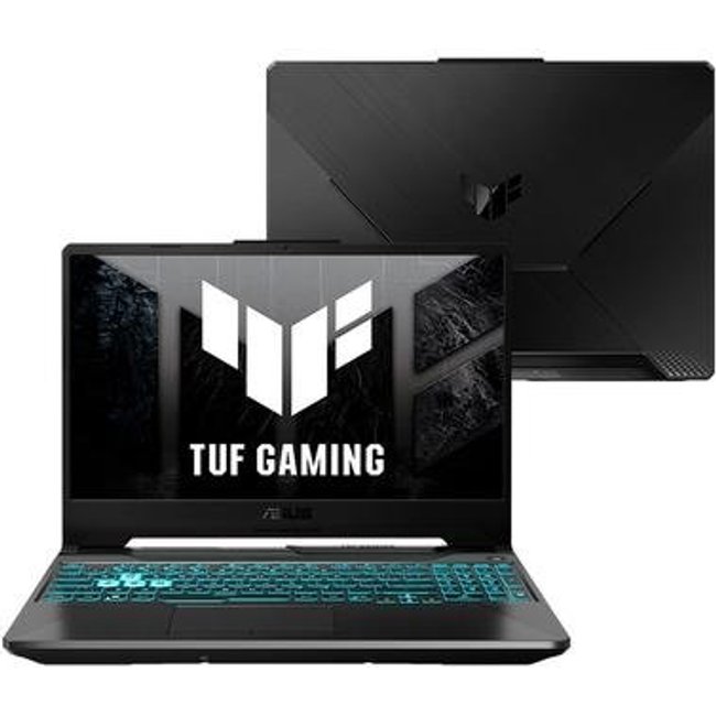 Notebook Gamer ASUS TUF Gaming A15, AMD RYZEN 7 7435HS, 16GB RAM, 512GB SSD, RTX 2050, W11 Home, 15,6" FHD, Preto Grafite - FA506NFR-HN060W